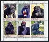 Angola 2000 Primates perf set- 6 -unmntd mnt -Avion-UK -10